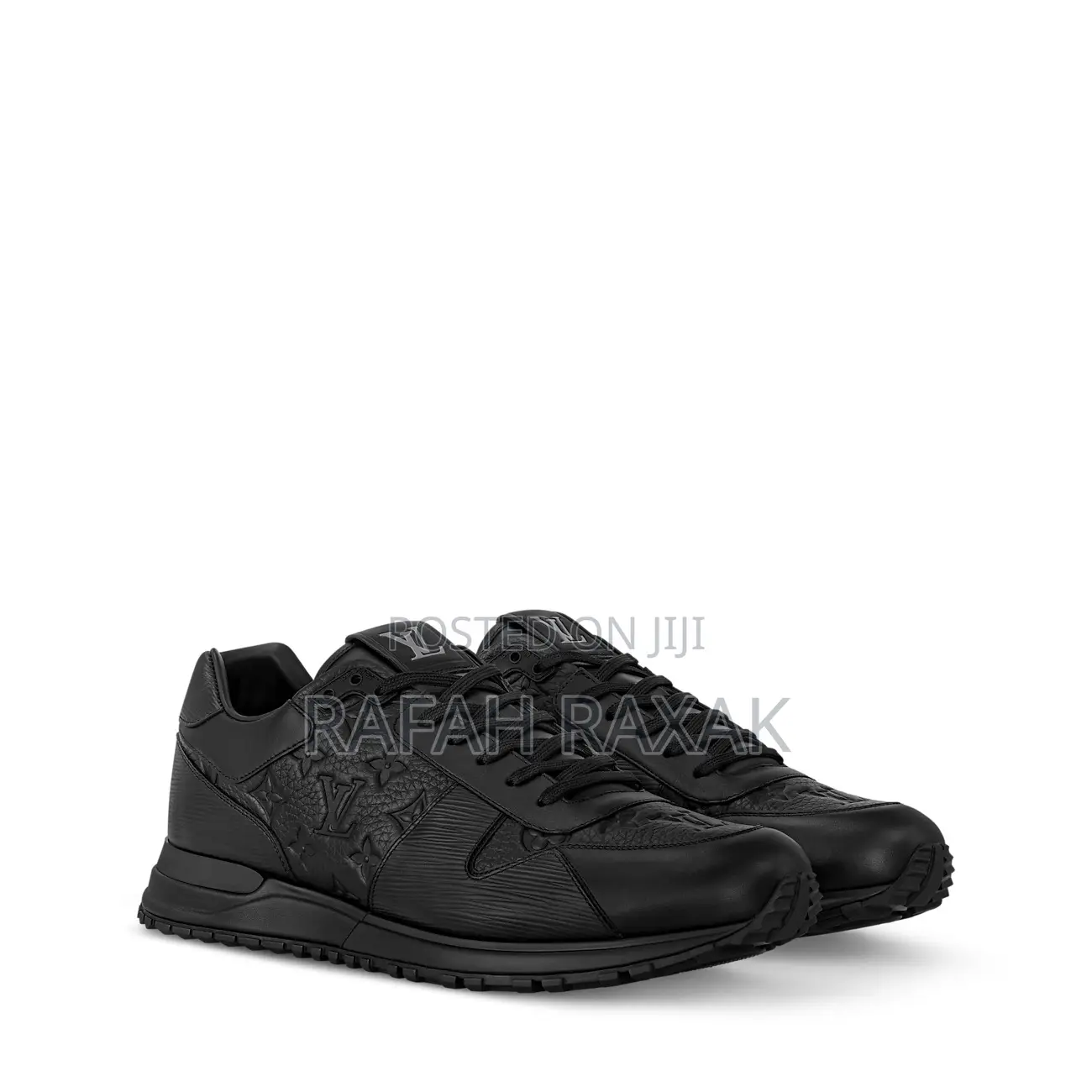 Men’S Black Louis Vuitton Run Away Trainer Sneakers