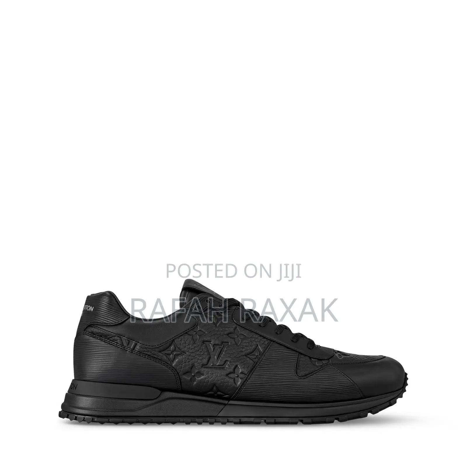 Men’S Black Louis Vuitton Run Away Trainer Sneakers
