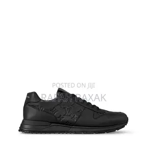 Men’S Black Louis Vuitton Run Away Trainer Sneakers