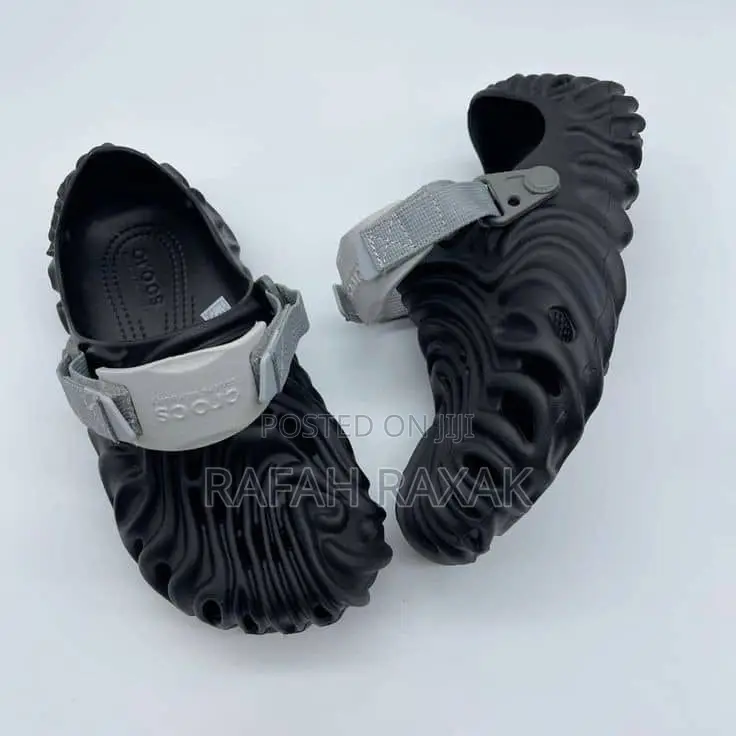 Original Black Crocs Pollex Clog Rubber Sandals