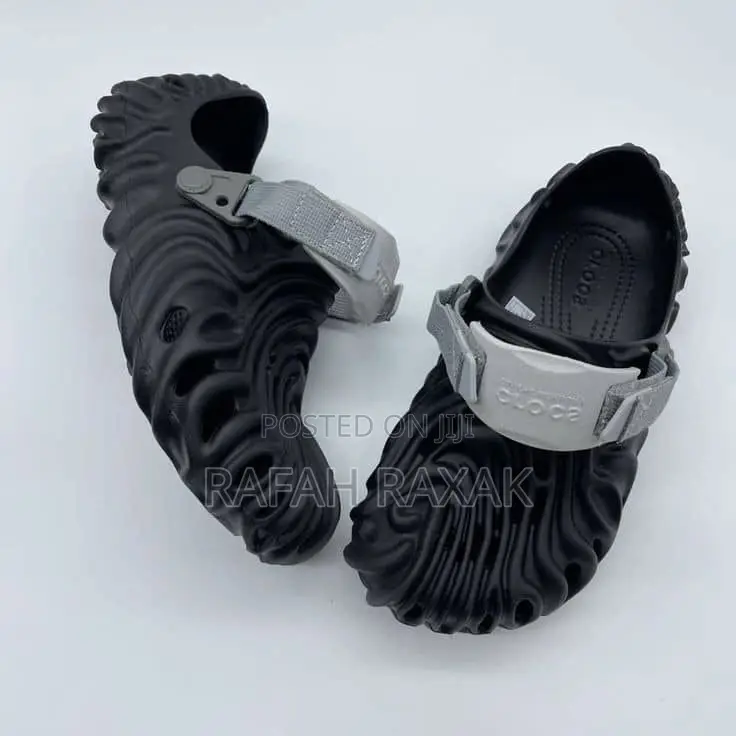 Original Black Crocs Pollex Clog Rubber Sandals