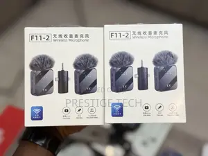 F11-2 Wireless Microphone 3in1 Noise Cancellation Clip On
