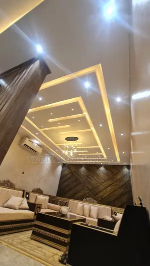Two-Step Gypsum Ceiling Design