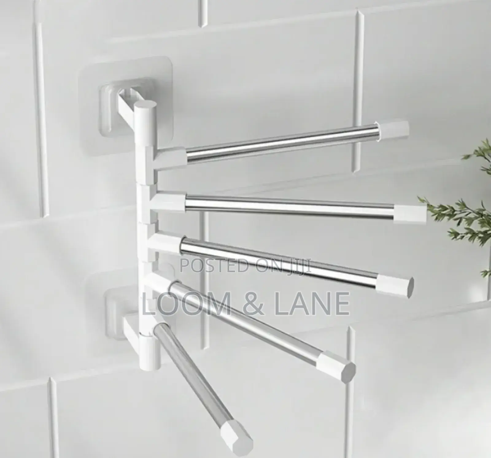 Punch Free Towel Bar Holder