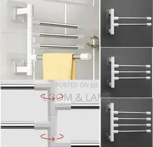 Punch Free Towel Bar Holder