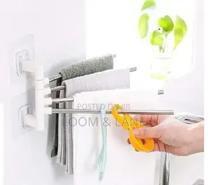Bathroom Towel Rack Rotatable Holder