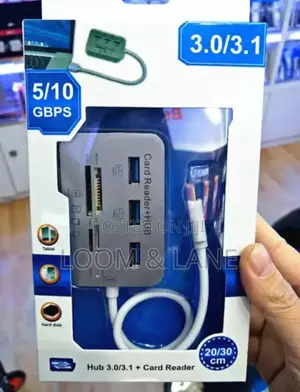 Card Reader + Hub 3.0 for Pc Laptops