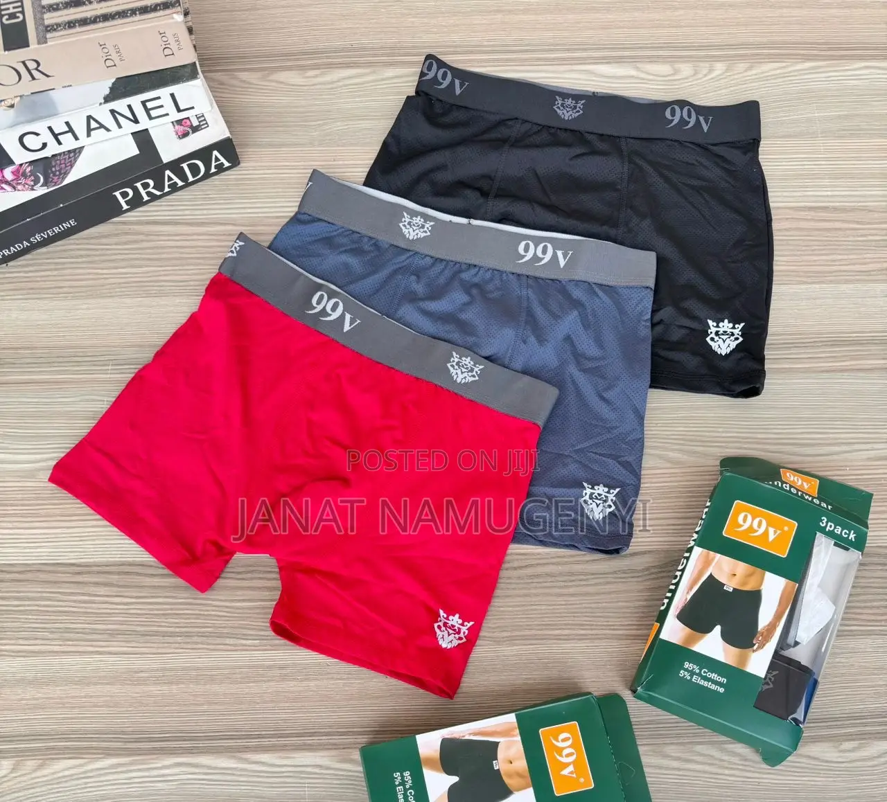 99v Three Pack Boxers