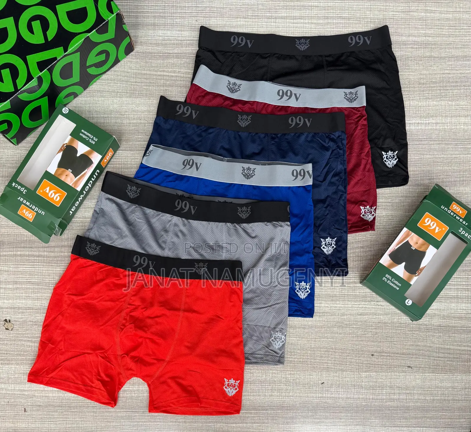 99v Three Pack Boxers