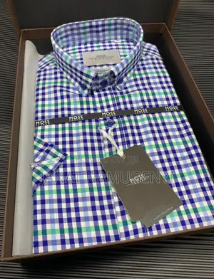 Moss London Blue Checked Shirt