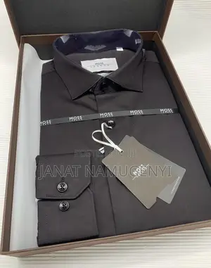 Moss London Black Shirt Both in Short and Long Sleeves