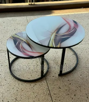 Unique-Quality Round Marble Coffee Set