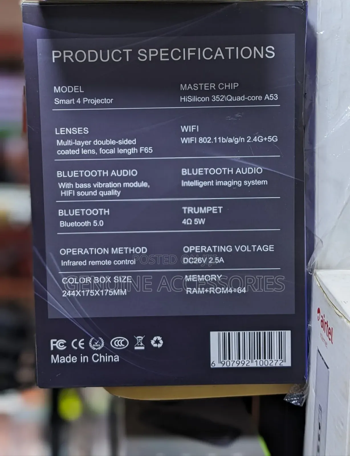 Borrego Smart4 Projector