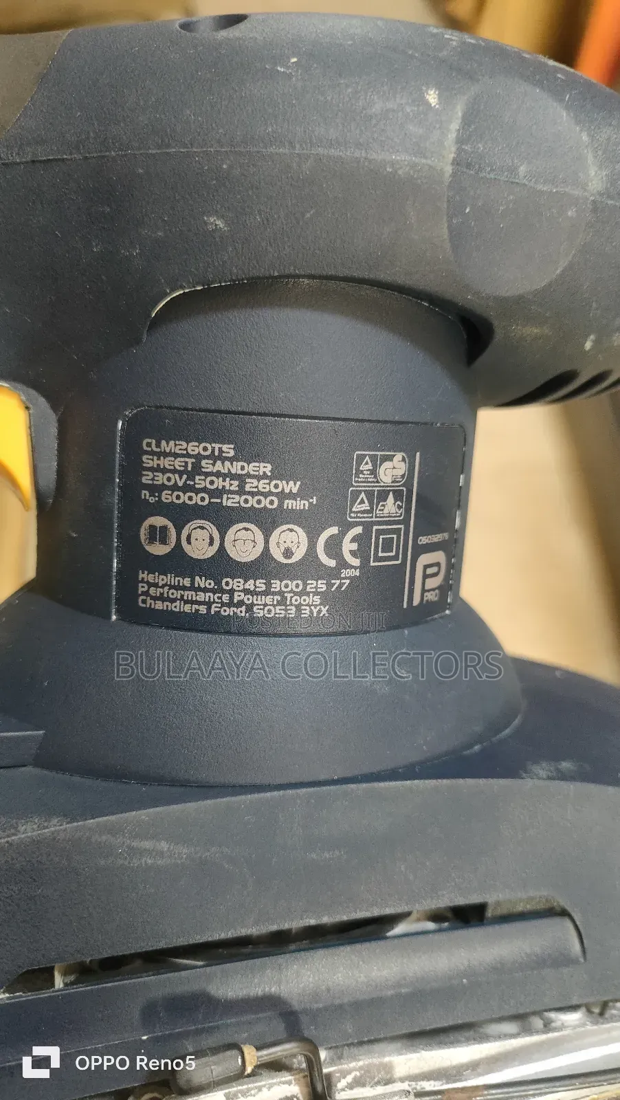 Uk Used Clm260ts Sheet /Palm/ Finishing Sander