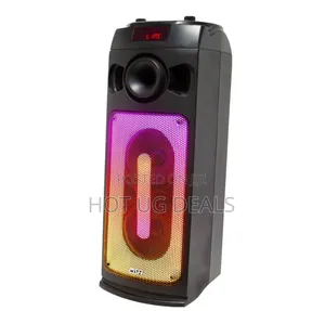 Jazz Portable Bluetooth Speaker With Led Lights & Microphone