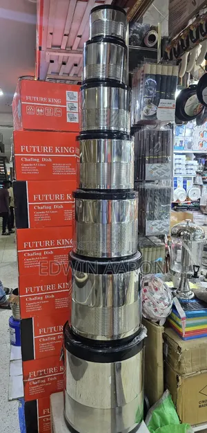7pcs Stainless-Steel Hot Pots ( Food Carriers)