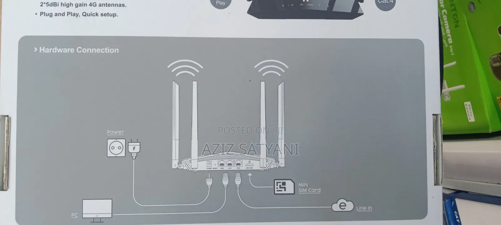 Bvot And Netis Sim Card Routers 2 And 4 Antenna
