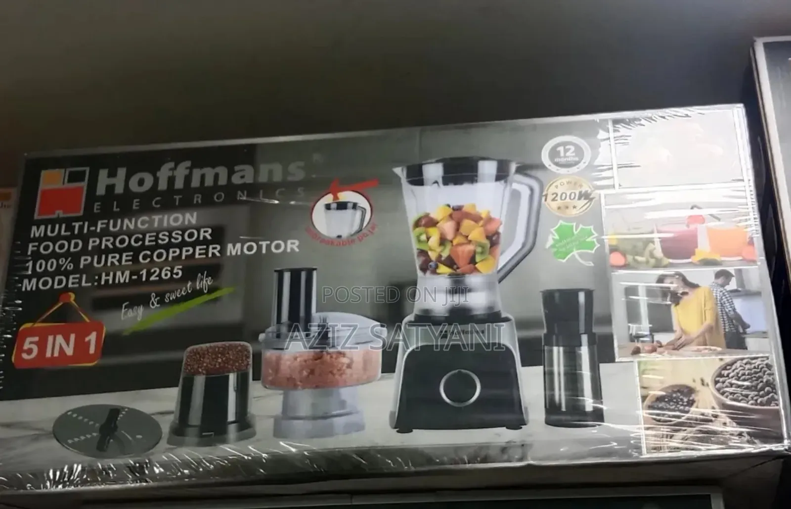 Hoffmans 5 in 1 Multifunction Blender | Hm-1265