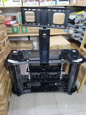 Very Strong Beautiful and Unique Glass Plasma Stand