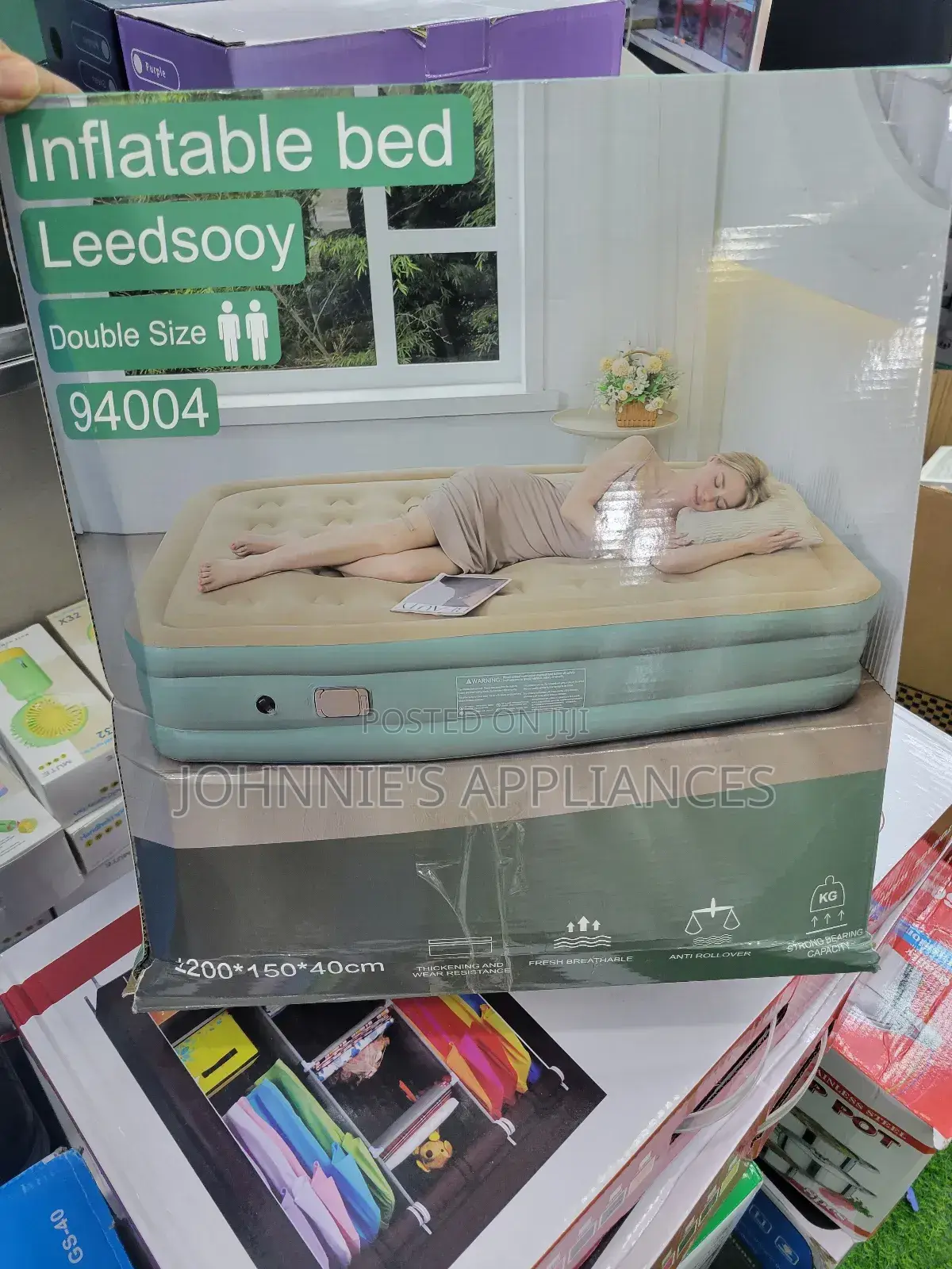 Multi Function Inflatable Bed Mattress Double 1200×150×40cm