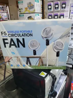 F5 Wireless Potable Circulation Fan With Remote Control