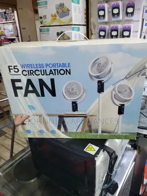 F5 Wireless Potable Circulation Fan With Remote Control