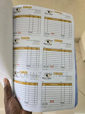 Customized Receipt and Invoice Books