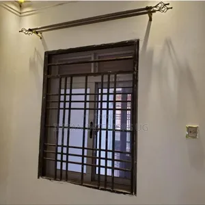 Metallic and Plastic Curtain Rods Per Meter Available
