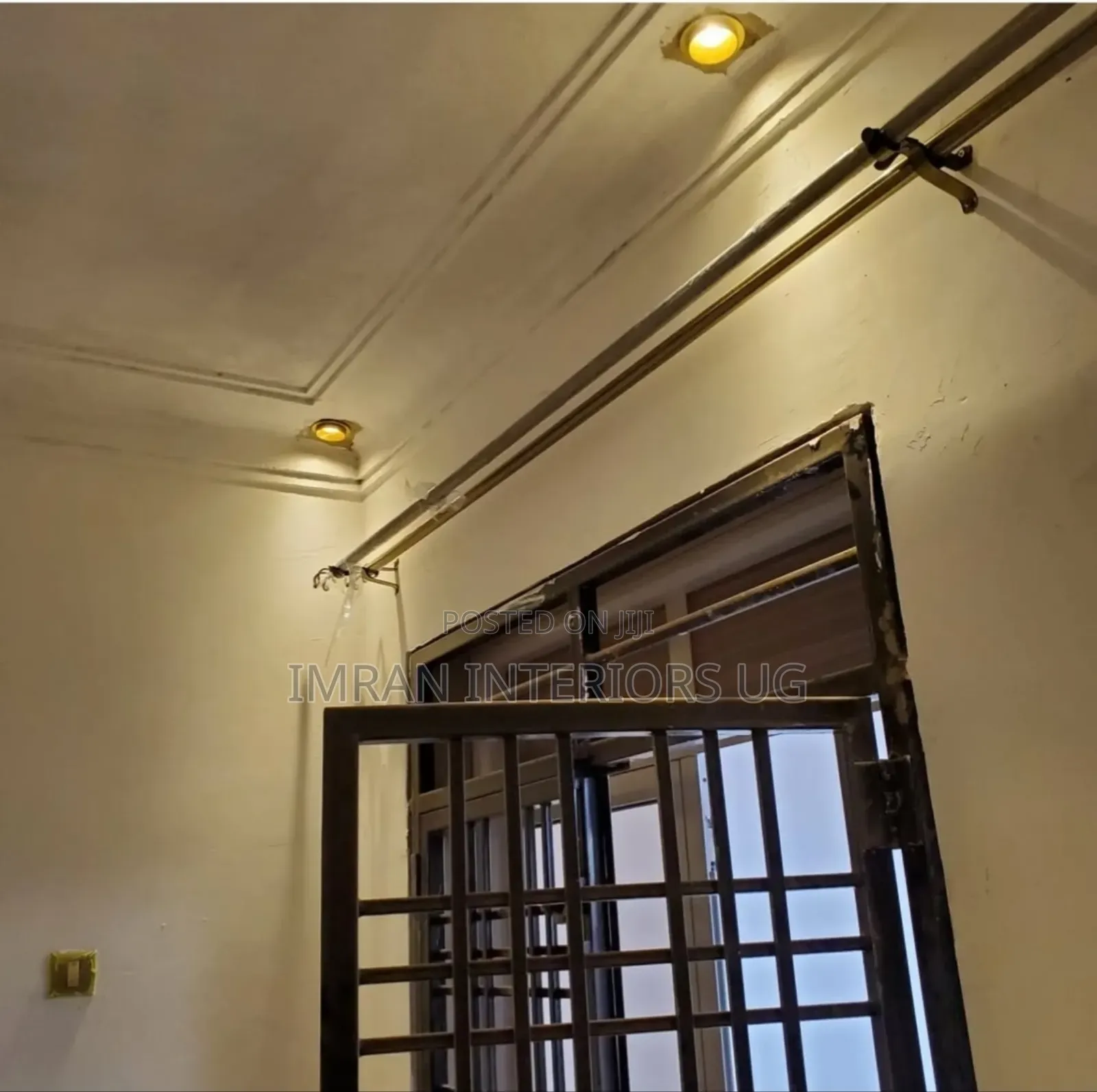 Metallic Curtain Rods Available in Smooth and Twisted