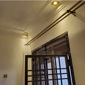 Metallic Curtain Rods Available in Smooth and Twisted