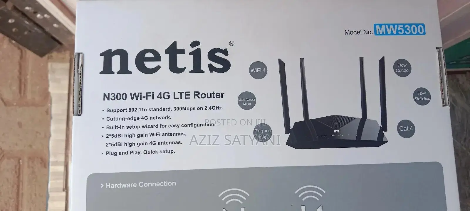 Bvot And Netis Sim Card Routers 2 And 4 Antenna