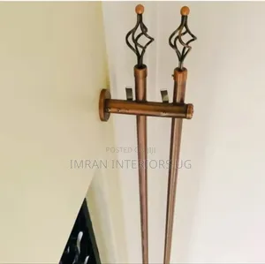 Fancy Curtain Rods Available in Metallic at Favorable Price