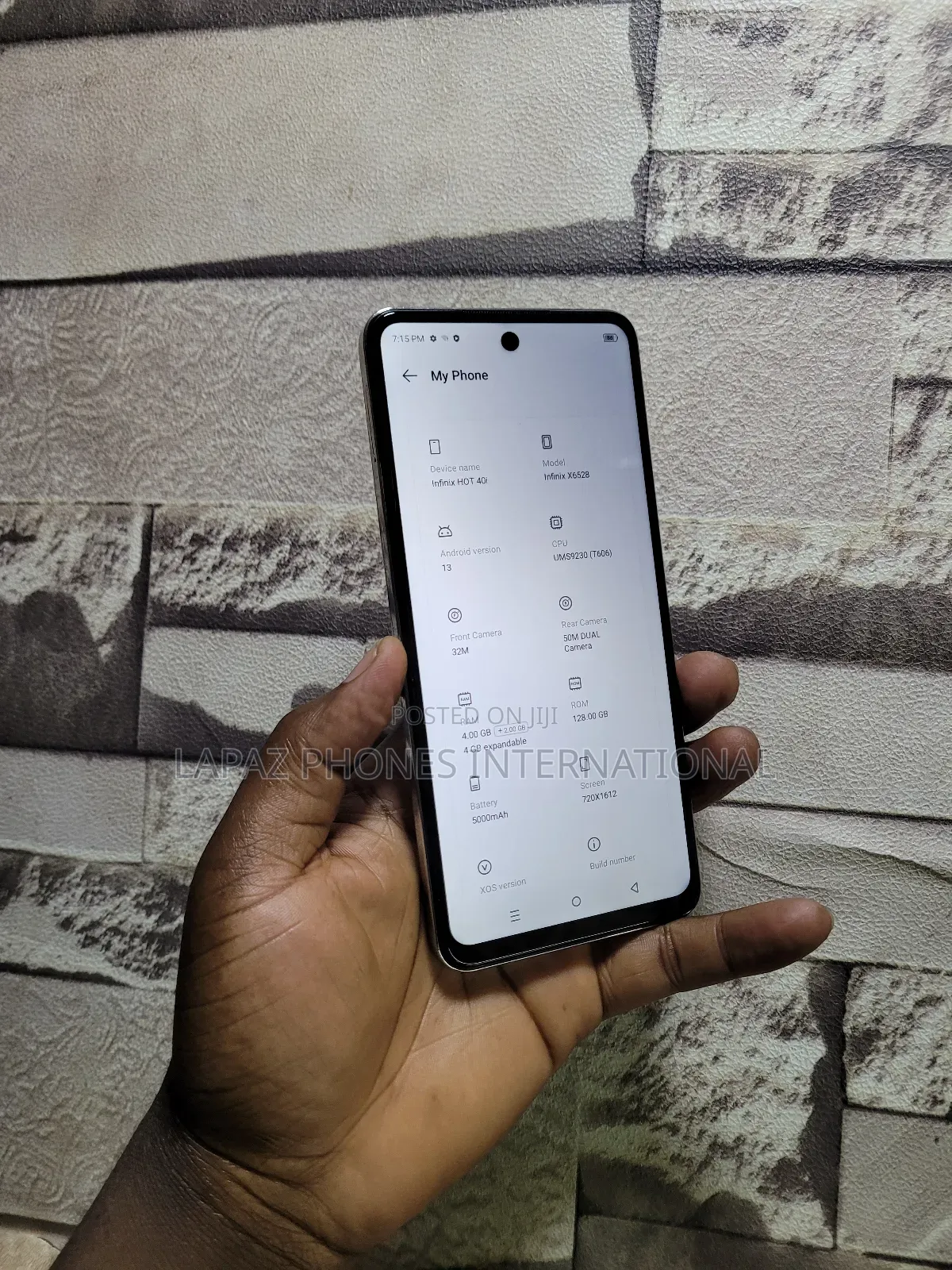 Infinix Hot 40i 128 GB Gold