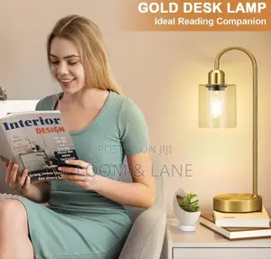 3-Ways Dimmable Gold Table Lamp