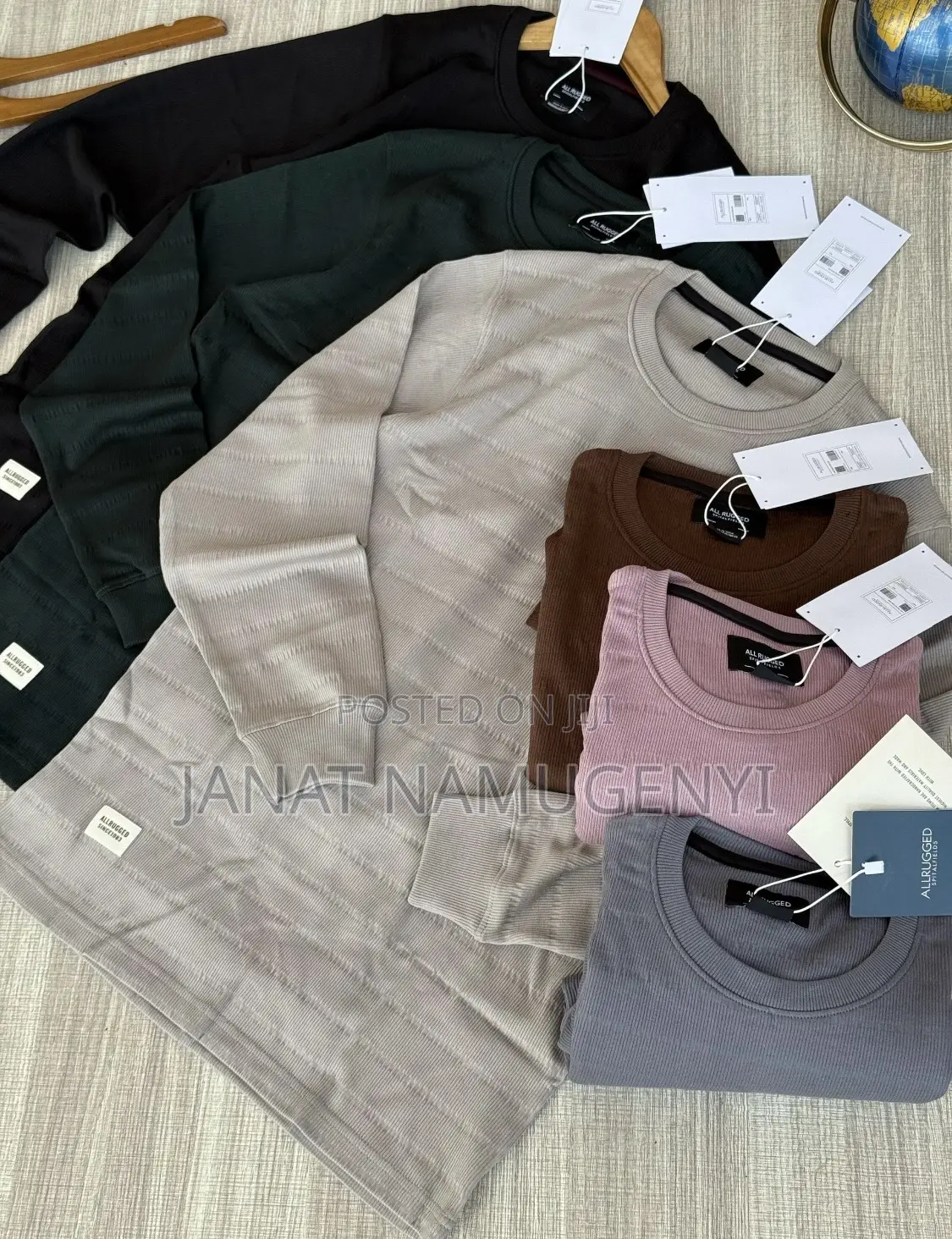 Plain Allrugged Long Sleeved Tshirts