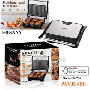 Sokany Sk-223 750w Electric Panini Press Grill
