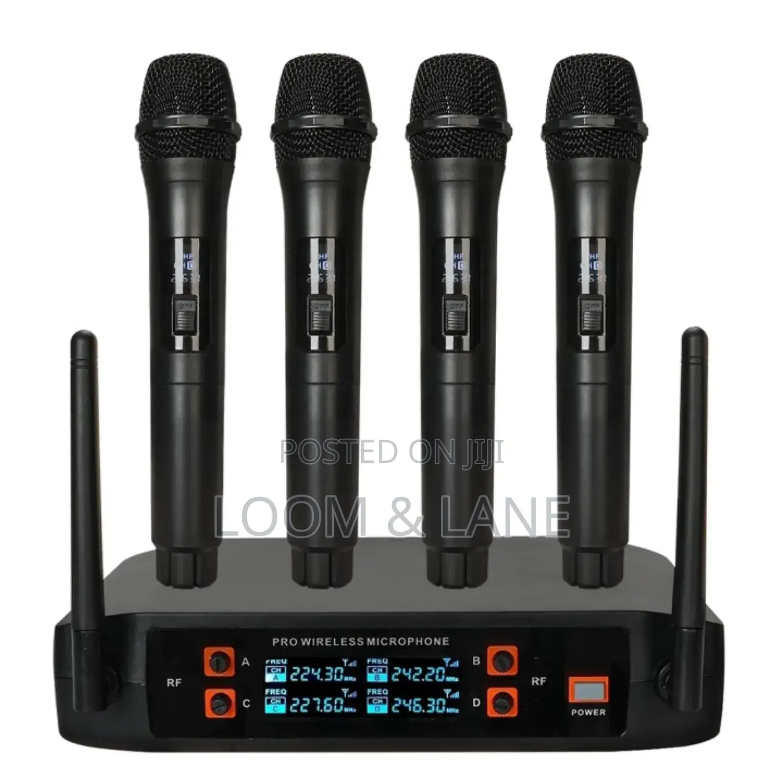 4 Piece Wireless Vocal Microphone Set