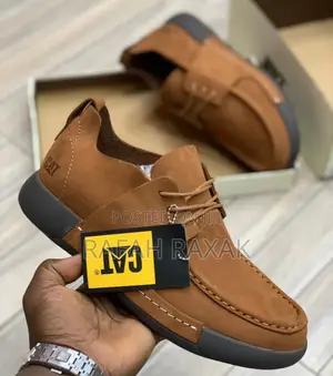 Original Men’S Brown Cat Casual Premium Leather Shoes