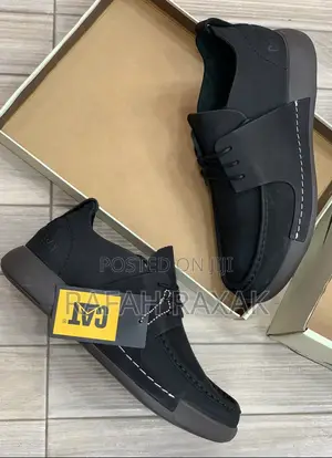 Men’S Super Classic Black Cat Smart Casual Leather Low Shoes