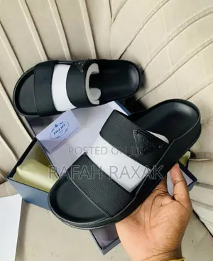 Men’S Super Classic Prada Double Straps Luxury Sandals