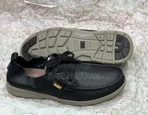 Men’S Black Cat Smart Casual Low Shoes