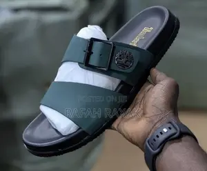 Original Men’S Green Timberland Double Straps Luxury Sandals