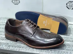 Original Dark Tan Stefano Borella Oxford Gentle Leather Shoe