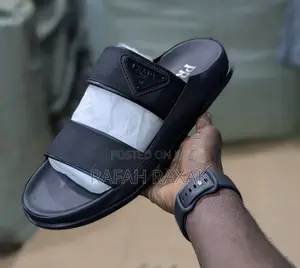 Men’S Super Classic Double Strap Prada Sandals