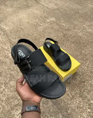 Original Men’S Super Classic Fendi Ankle Strap Sandals