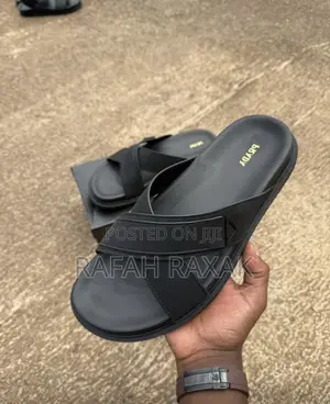 Original Men’S Classic Black Prada Cross Luxury Sandals
