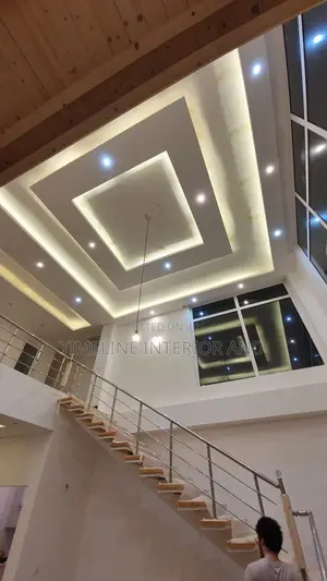 Double Bulkhead Gypsum Ceiling