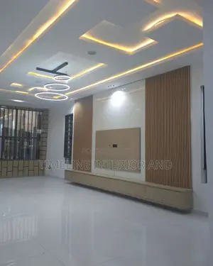 Gypsum Ceiling With Painted Art