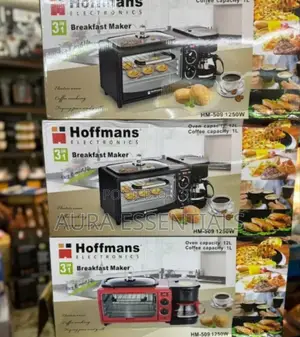 Hoffmans Hm-509 3-in-1 Breakfast Maker-13litres
