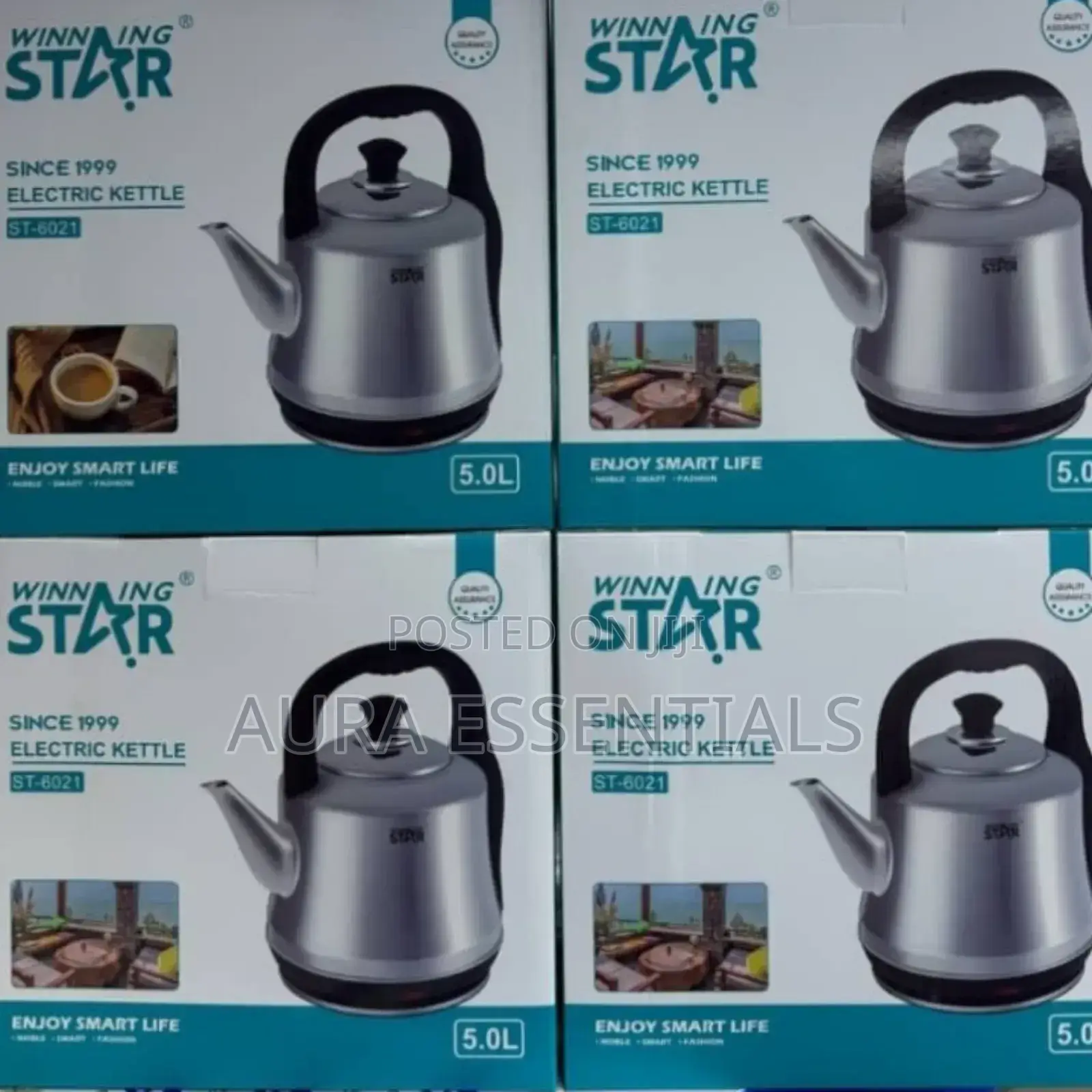 Winningstar 5 Littre Electric Kettle – Silver